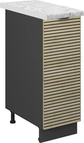 Szafka apteczna panel dębowy 30x60x82 fame-line