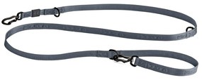 Ciemnoszara smycz przepinana długość 200 cm Modena Asphalt 20 mm – MiaCara