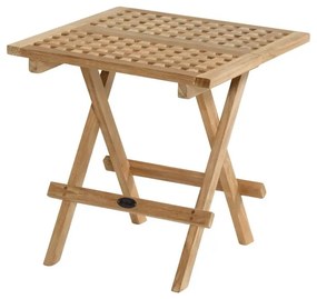 Stolik ogrodowy z litego drewna tekowego 50x50 cm Skagen – Hartman