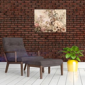 Obraz - Obraz ptaka w stylu vintage (70x50 cm)