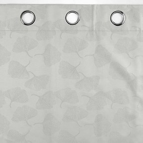 Jasnoszara żakardowa zasłona zaciemniająca 140x260 cm Lunella – douceur d'intérieur