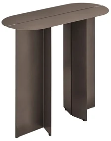 Brązowa stalowa konsola 35x80 cm Oru – Blomus
