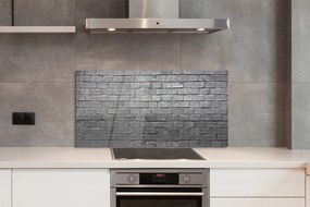 Szkło do Kuchni na Ścianę Czerwona Ściana z Cegieł