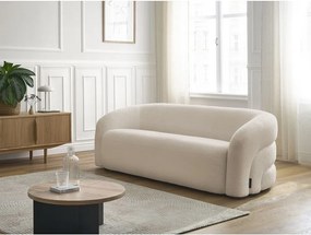 Beżowa sofa z materiału bouclé 193 cm Elina – Bobochic Paris