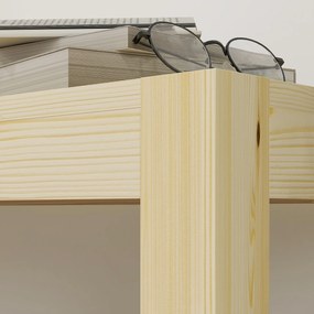 HOMCOM Drewniana ławka ogrodowa dla 3 osób do 330 kg drewno sosnowe 175x33x45 cm | Aosom PL