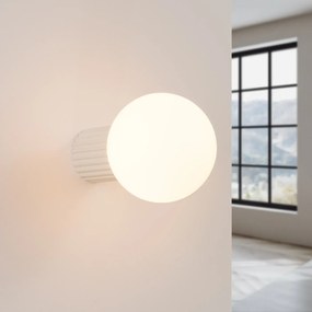 Kinkiet HALO beżowy IP44 ryflowany SOLLUX  LIGHTING