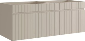 Wisząca szafka podumywalkowa beżowa - 120 cm - SATARA