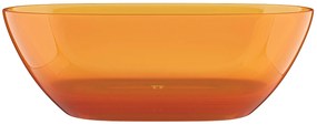 Wanna wolnostojąca przezroczysta - 292 l - 160 x 72 x 56 cm - Pomarańczowy - Żywica - SPAVO