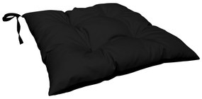 Poduszka wodoodporna na krzesło ogrodowe Oxford czarny 50x50