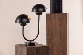 Czarna designerska lampa stołowa LYCKORNA