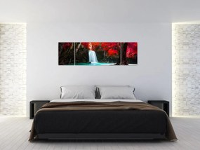 Obraz - Wodospad (170x50 cm)