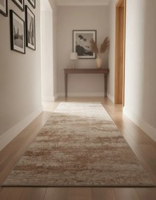 Przecierany nowoczesny chodnik dywanowy na metry L7-H51