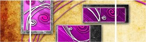 Obraz abstrakcji (170x50 cm)