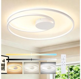 Brilagi- ściemnialna lampa sufitowa LED TWISTER LED/105W/230V o średnicy 100 cm, biała + z pilotem
