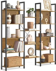 Duży industrialny regał dąb artisan C0-W71