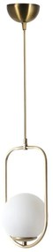 Lampa wisząca z metalowym kloszem ø 18 cm Ahu – Opviq lights