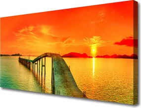 Obraz canvas Most Wiszący nad Zatoką