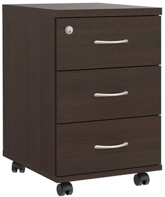 Klasyczny Kontenerek Biurowy Na Kółkach Wenge S8-E50