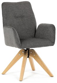 Krzesło do jadalni DCH-C2148 GREY2 z wodoodpornątkaniną