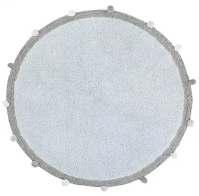 Dywan dziecięcy BUBBLY SOFT BLUE 120x120 niebieski LORENA CANALS