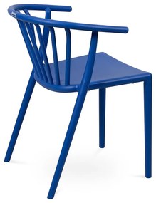 Niebieskie plastikowe krzesło ogrodowe Capri – Bonami Essentials