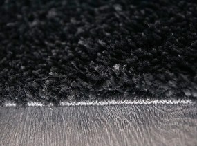 Dywan shaggy Best czarny 60 cm x 110 cm