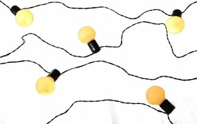 Oświetlenie - łańcuch 20 białych LED ciepło-biała