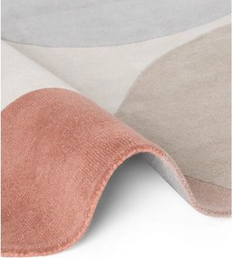 Beżowy wełniany okrągły dywan tkany ręcznie ø 200 cm Hackney Clarissa – Ted Baker