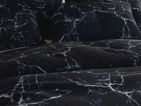 PrzytulneMieszkanie.pl PrzytulneMieszkanie.pl Pościel z mikrofibry TEMPESTA czarna Rozmiar pościeli: 70 x 90 cm | 140 x 200 cm