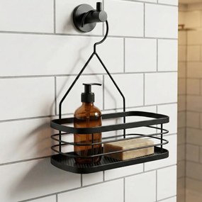 Koszyk na kosmetyki pod prysznic COZY CORE, 22,5 x 12 x 26 cm