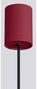 Bordowa lampa wisząca ze szklanym kloszem ø 12 cm Orbital – Nice Lamps