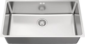 Inoxa zlewozmywak 1 duża komora 76x44 ze stali nierdzewnej - Essebagno