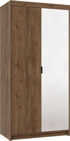 Szafa z lustrem do przedpokoju dąb lefkas E4-C89