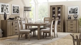 Lustro w ramie dąb truflowy F2-C27