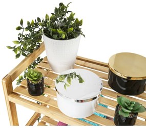 G21 Regał bambusowy, 3 półki, 3 piętra