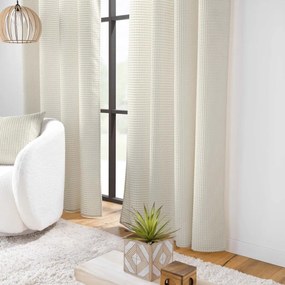 Beżowa aksamitna zasłona 140x260 cm Swing – douceur d'intérieur