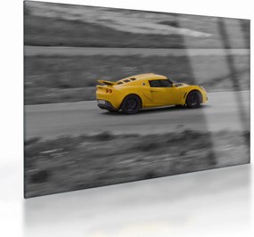 Obraz na szkle - Szybki samochód (70x50 cm)