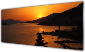 Panel Szklany Szczyty Gór nad Zatoką