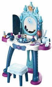 Baby Mix toaletka dziecięca z krzesełkiem IceWorld niebieska, 47 x 13 x 57 cm