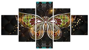 Obraz - Magiczny motyl (125x70 cm)