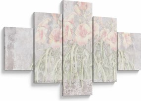 Obraz - Freska lilii (125x70 cm)