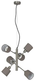 Briloner 4810-062 - Lampa wisząca na linkach 6xE14/5,5W/230V