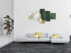 Obraz - Zielony marmur N⁰3 (125x70 cm)