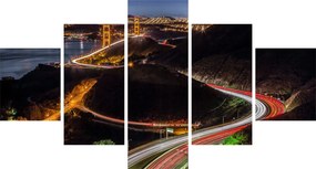 Obraz - Golden Gate Bridge (125x70 cm)