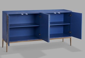 Designerska komoda Stilig ST065 z wzorem roślinnym