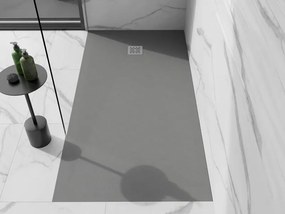 Mexen Stone+ brodzik kompozytowy prostokątny 200 x 100 cm, szary-beton - 44611020