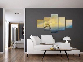 Obraz - Obraz statku ma morzu (125x70 cm)