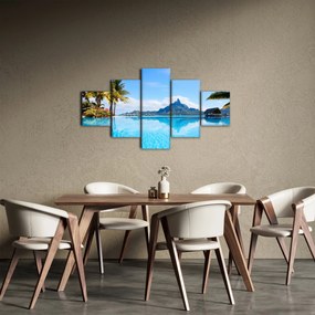 Obraz - Palmy i plaże (125x70 cm)