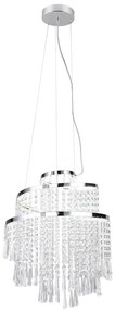Lampa wisząca LED w kolorze srebra ø 38 cm Pomp – Trio