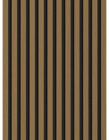 Mexen Lam-F lamele ścienne akustyczne 275 x 30 cm, filc 8 mm, fornir techniczny, Teak Złocisty - S105-275307-3015-014